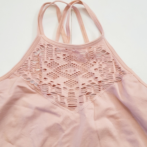 NWOT Pink Cropped top - Picture 4 of 6